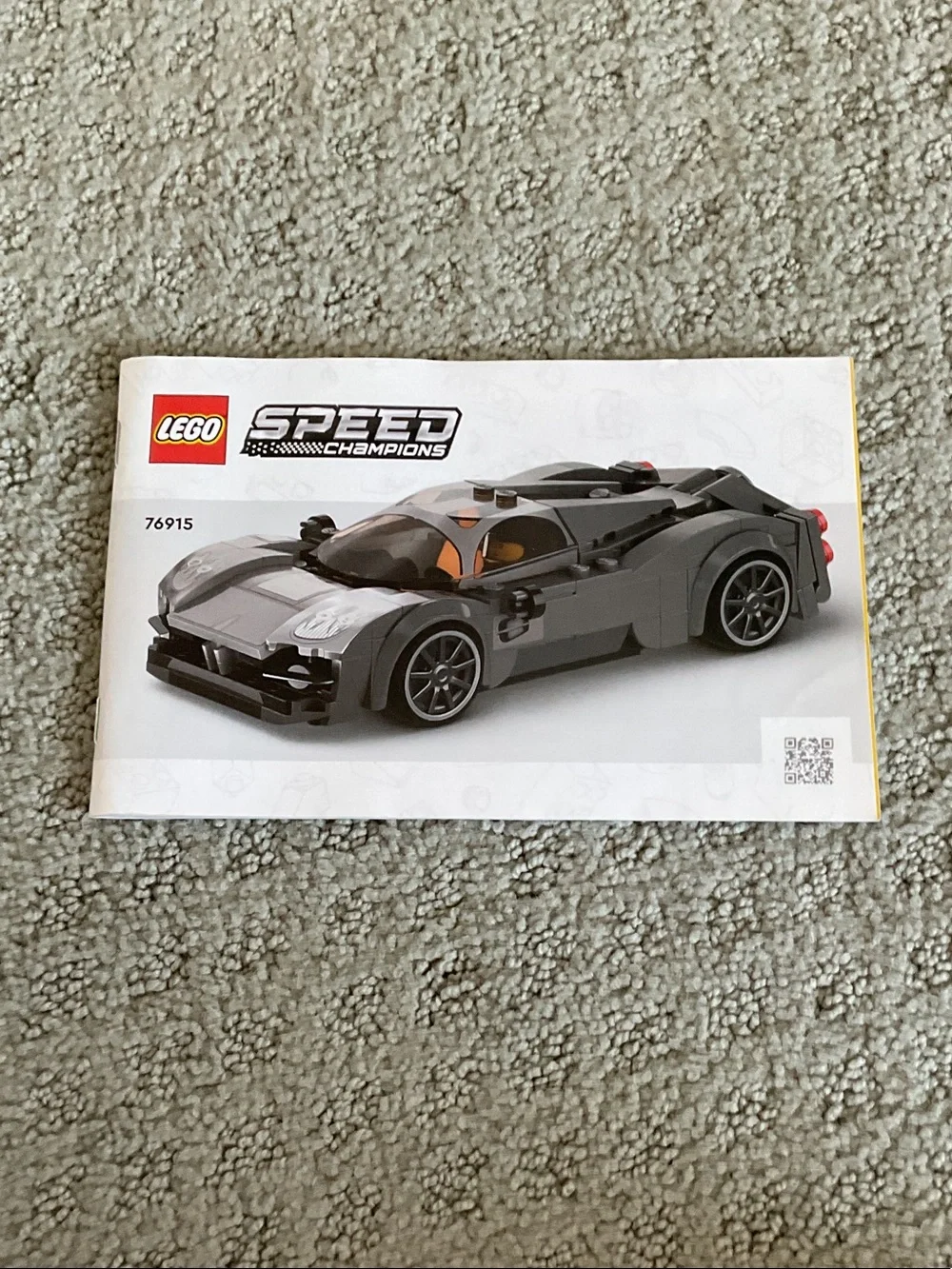 Lego Gray Sports Car Speed Champions Set